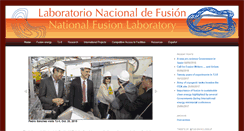 Desktop Screenshot of fusion.ciemat.es