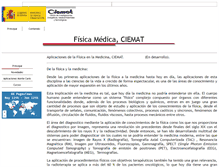 Tablet Screenshot of fismed.ciemat.es